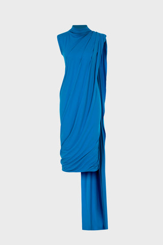 GENERATION78 | TWISTED MIDI DRESS IN VISCOSE - JERSEY