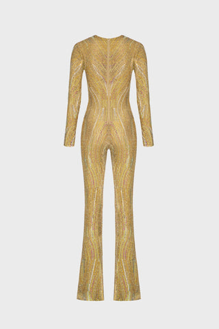 GENERATION78 | CRYSTAL EMBELLISHED JUMPSUIT IN TULLE