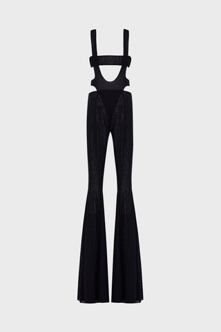 GENERATION78 | CUT - OUT JUMPSUIT IN MESH