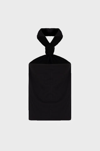 GENERATION78 | TIE - NECK TOP IN VISCOSE - JERSEY