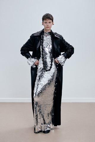 GENERATION78 | SEQUINED MAXI DRESS IN TULLE