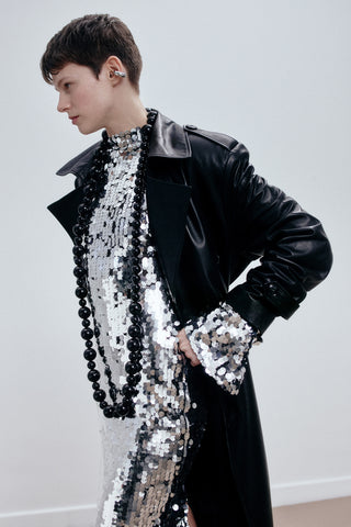 GENERATION78 | SEQUINED MAXI DRESS IN TULLE