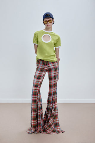 GENERATION78 | GODET TAILORED PANTS IN TARTAN