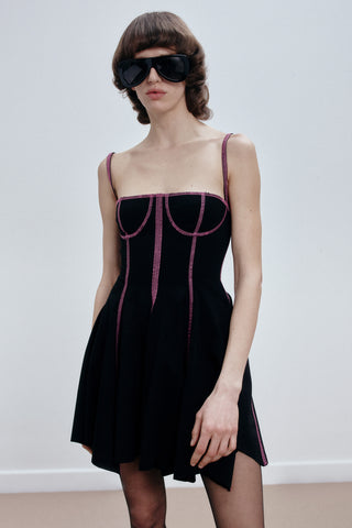 GENERATION78 | BALCONETTE MINI DRESS IN VISCOSE - JERSEY
