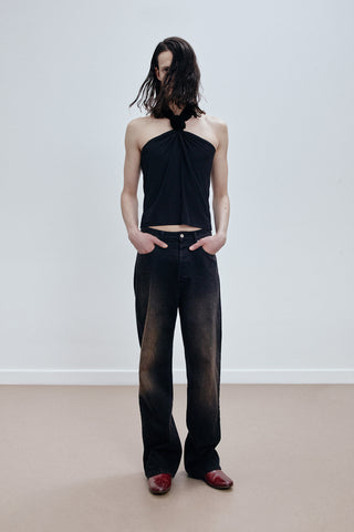 GENERATION78 | TIE - NECK TOP IN VISCOSE - JERSEY