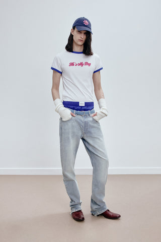 GENERATION78 | LOOSE - FIT JEANS IN ICE - BLUE DENIM