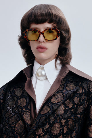 GENERATION78 | GIANT - COLLAR TAILORED SHIRT IN COTTON - POPLIN