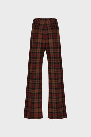 GENERATION78 | TAILORED WIDE - LEG PANTS IN TARTAN