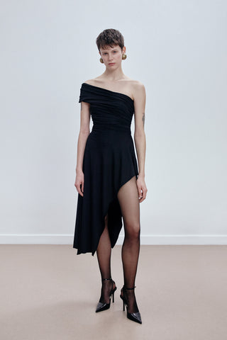 GENERATION78 | ASYMMETRIC - CUT ONE - SHOULDER DRESS IN VISCOSE - JERSEY
