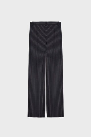 GENERATION78 | TAILORED WIDE - LEG PANTS PINSTRIPED VIRGIN WOOL