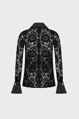 GENERATION78 | GIANT - COLLAR TAILORED SHIRT IN LACE