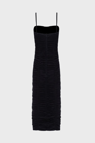 GENERATION78 | DRAPED MIDI DRESS IN VISCOSE - JERSEY