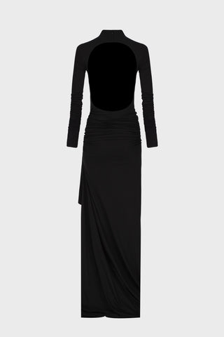 GENERATION78 | OPEN - BACK MAXI DRESS IN VISCOSE - JERSEY