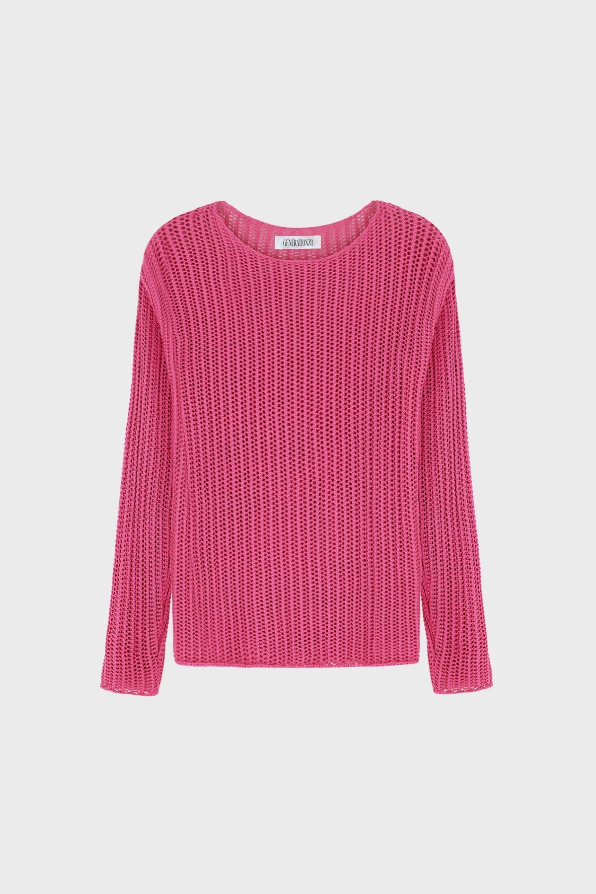 CROCHET-KNIT SWEATER