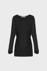 CRYSTAL EMBELLISHED MINI DRESS