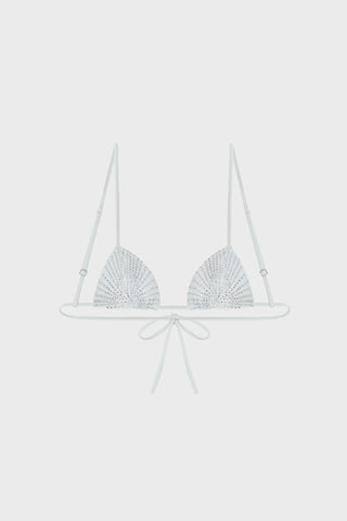 GENERATION78 | CRYSTAL EMBELLISHED TRIANGLE BIKINI TOP