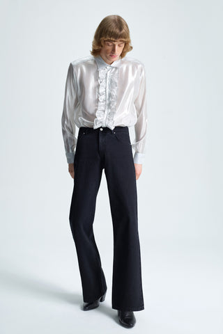GENERATION78 | WIDE - LEG JEANS IN BLACK DENIM
