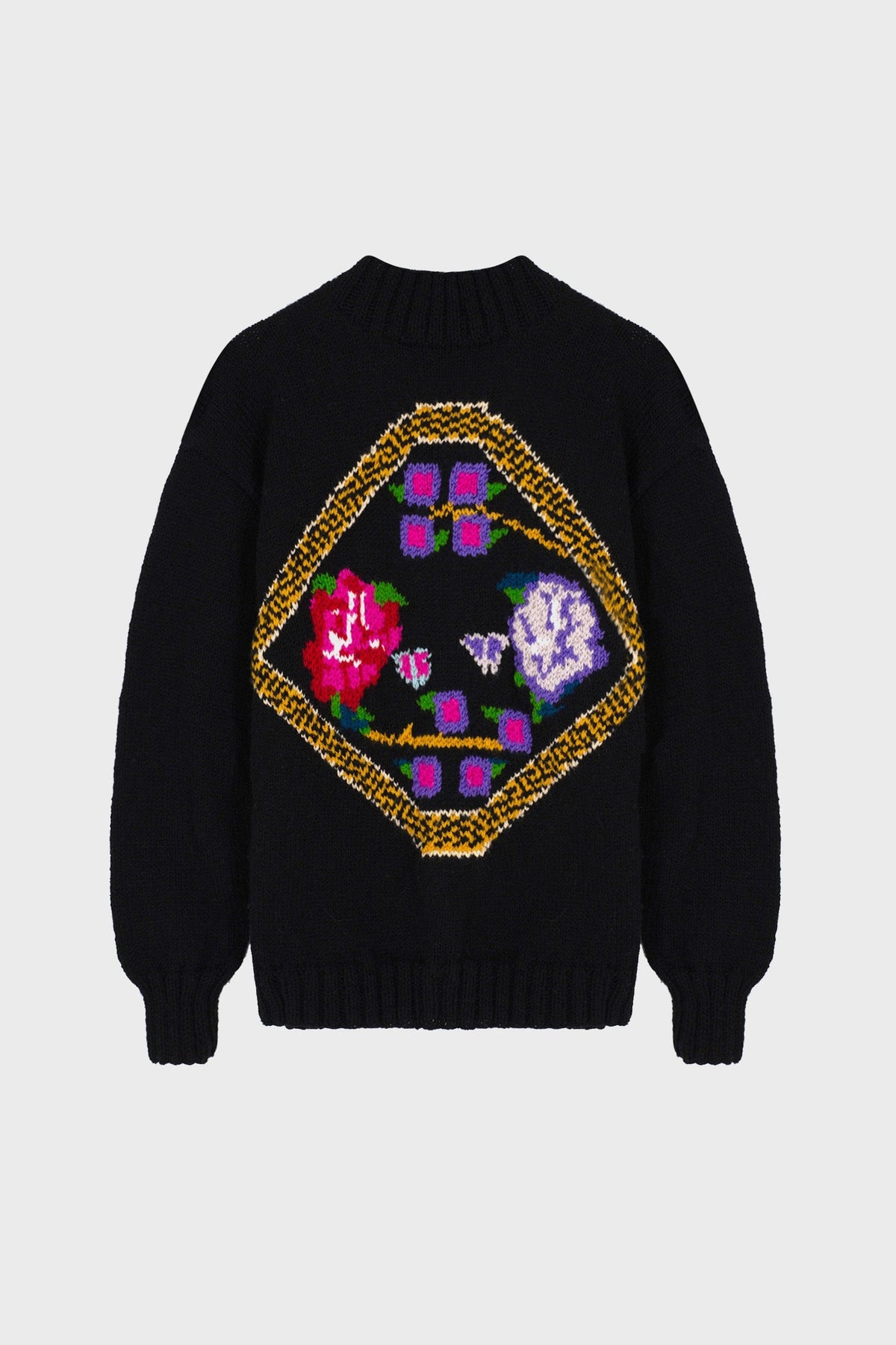 HAND-KNIT GORDES SWEATER IN WOOL