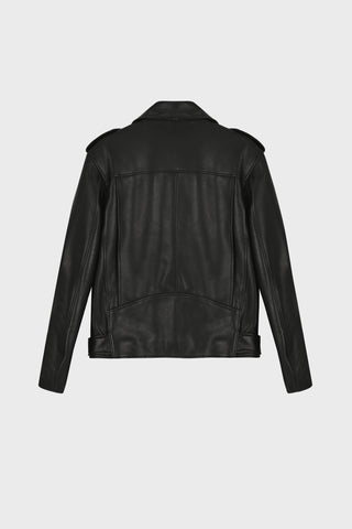 GENERATION78 | OVERSIZED BIKER JACKET IN CALFSKIN