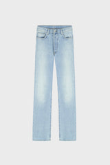 LOOSE-FIT JEANS IN ICE-BLUE DENIM