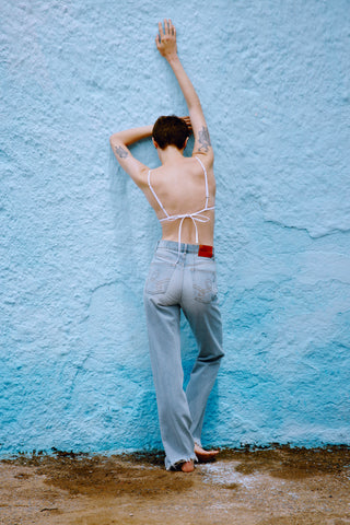 GENERATION78 | LOOSE - FIT JEANS IN ICE - BLUE DENIM