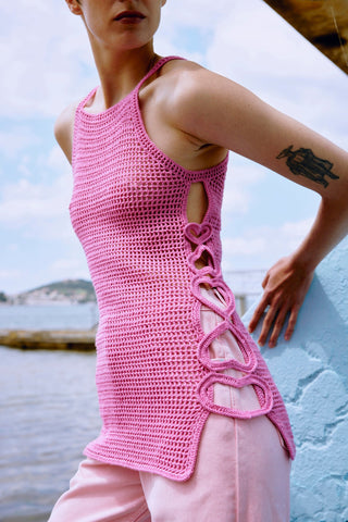 GENERATION78 | HAND - CROCHET MINI DRESS