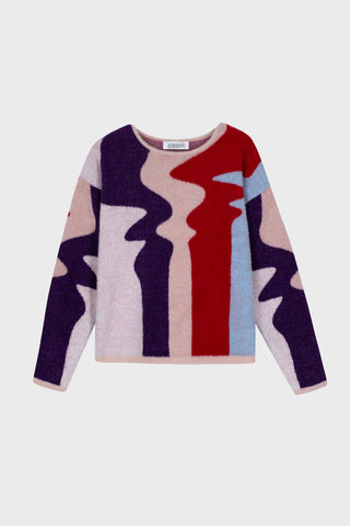 GENERATION78 | MULTICOLOR BRUSHED - KNIT SWEATER