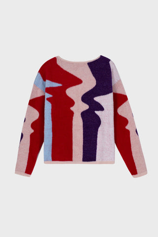 GENERATION78 | MULTICOLOR BRUSHED - KNIT SWEATER