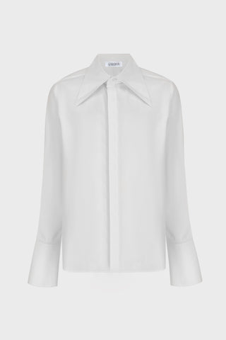 GENERATION78 | GIANT - COLLAR TAILORED SHIRT IN COTTON - POPLIN