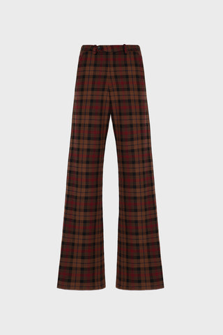 GENERATION78 | TAILORED WIDE - LEG PANTS IN TARTAN