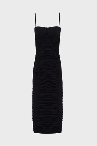 GENERATION78 | DRAPED MIDI DRESS IN VISCOSE - JERSEY
