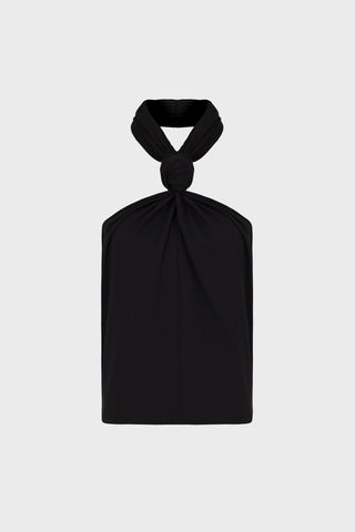 GENERATION78 | TIE - NECK TOP IN VISCOSE - JERSEY