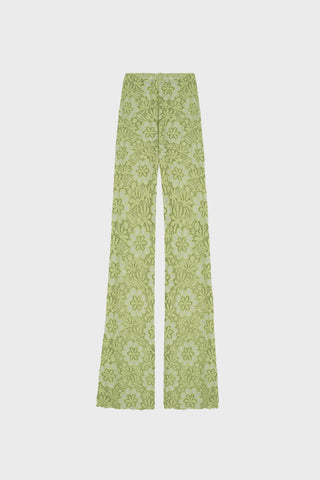 WIDE-LEG PANTS IN LACE