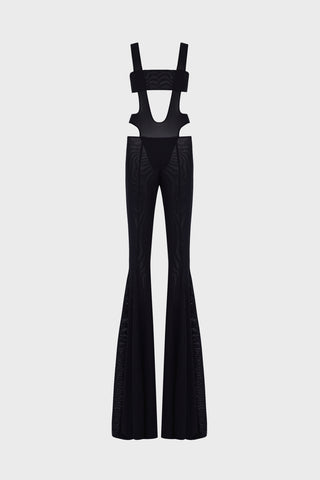 GENERATION78 | CUT - OUT JUMPSUIT IN MESH