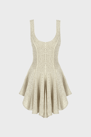 GENERATION78 | PANELED MINI DRESS IN SEQUIN - EMBELLISHED JERSEY
