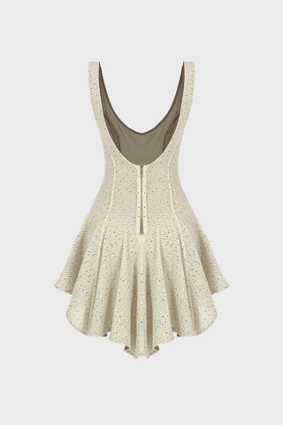 GENERATION78 | PANELED MINI DRESS IN SEQUIN - EMBELLISHED JERSEY