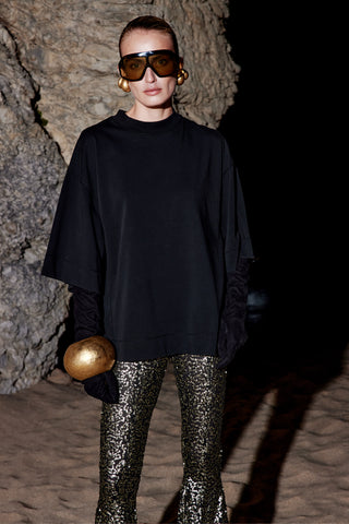 GENERATION78 | SCULPTED T - SHIRT IN COTTON - JERSEY