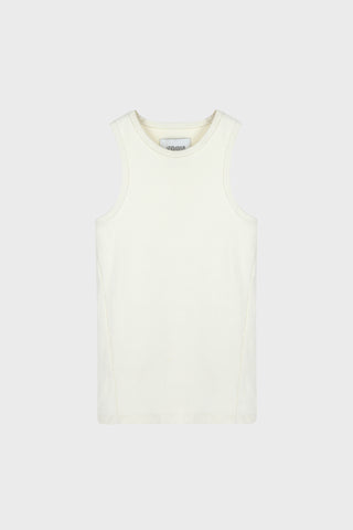 GENERATION78 | RIBBED TANK TOP IN COTTON - JERSEY