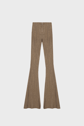GENERATION78 | CRYSTAL - EMBELLISHED FLARED PANTS IN CREPE - JERSEY