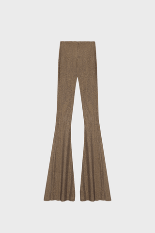 GENERATION78 | CRYSTAL - EMBELLISHED FLARED PANTS IN CREPE - JERSEY