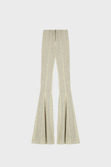 GODET PANTS IN SEQUIN-EMBELLISHED JERSEY