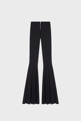 GODET PANTS IN VISCOSE-JERSEY