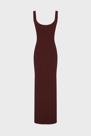 GENERATION78 | TAILORED MIDI TANK DRESS IN ECOVERO - WOOL