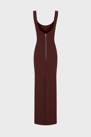 GENERATION78 | TAILORED MIDI TANK DRESS IN ECOVERO - WOOL