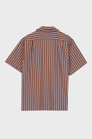 GENERATION78 | STRIPED CAMP - COLLAR SHIRT IN COTTON - POPLIN