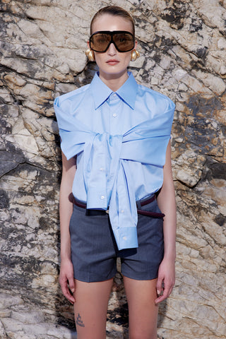 GENERATION78 | TAILORED DOUBLE - ARMHOLE SHIRT IN COTTON - POPLIN