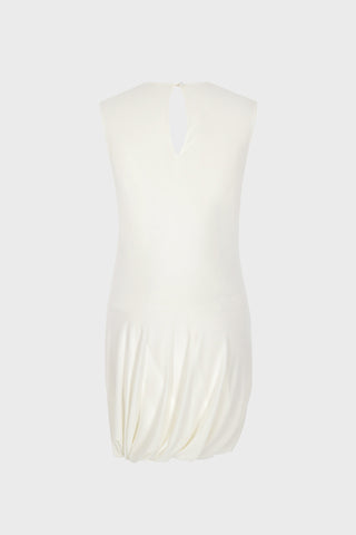 DRAPED MINI DRESS IN VISCOSE-JERSEY