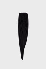 STRAPLESS MAXI DRESS IN VISCOSE-JERSEY