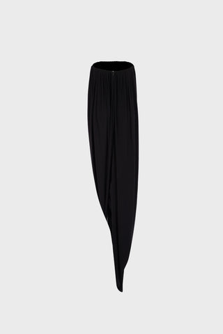 STRAPLESS MAXI DRESS IN VISCOSE-JERSEY