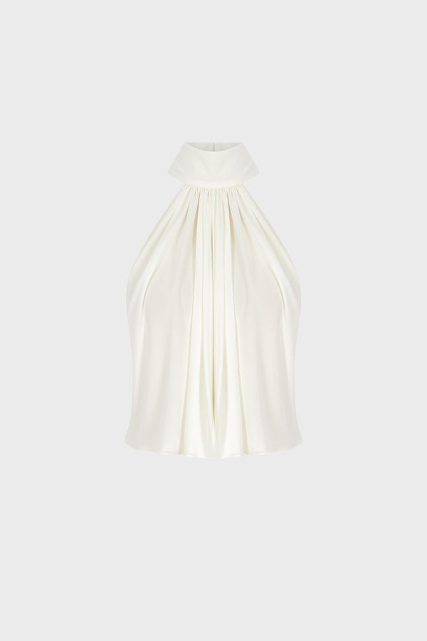 DRAPED TOP IN VISCOSE-JERSEY
